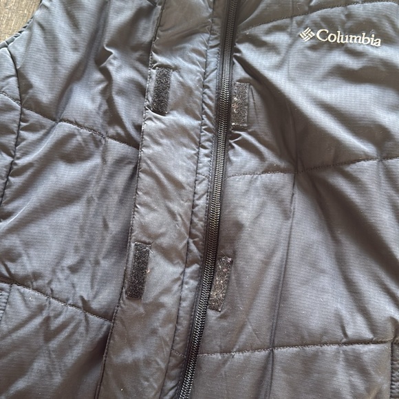 Columbia puffer fleece lined women’s vest black size large - Picture 3 of 5